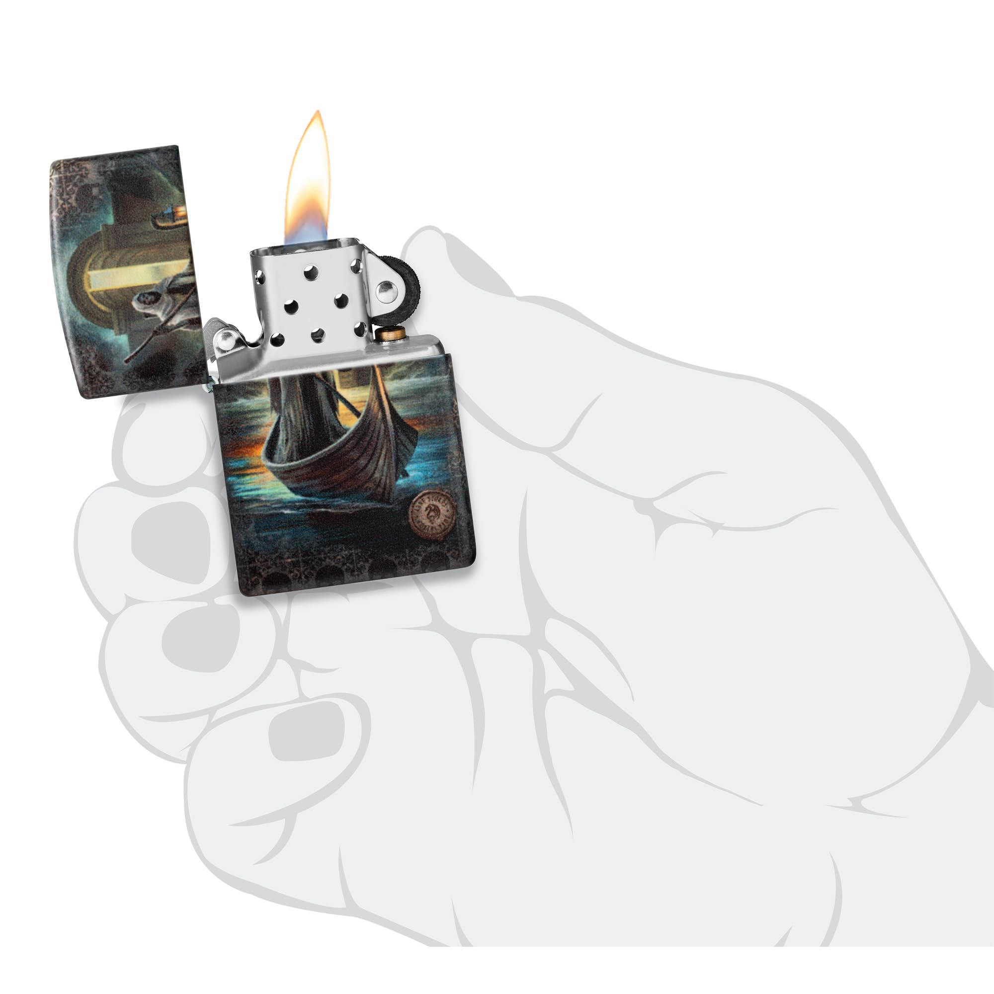 Zippo 47085 Anne Stokes The Ferryman Design Feuerzeug