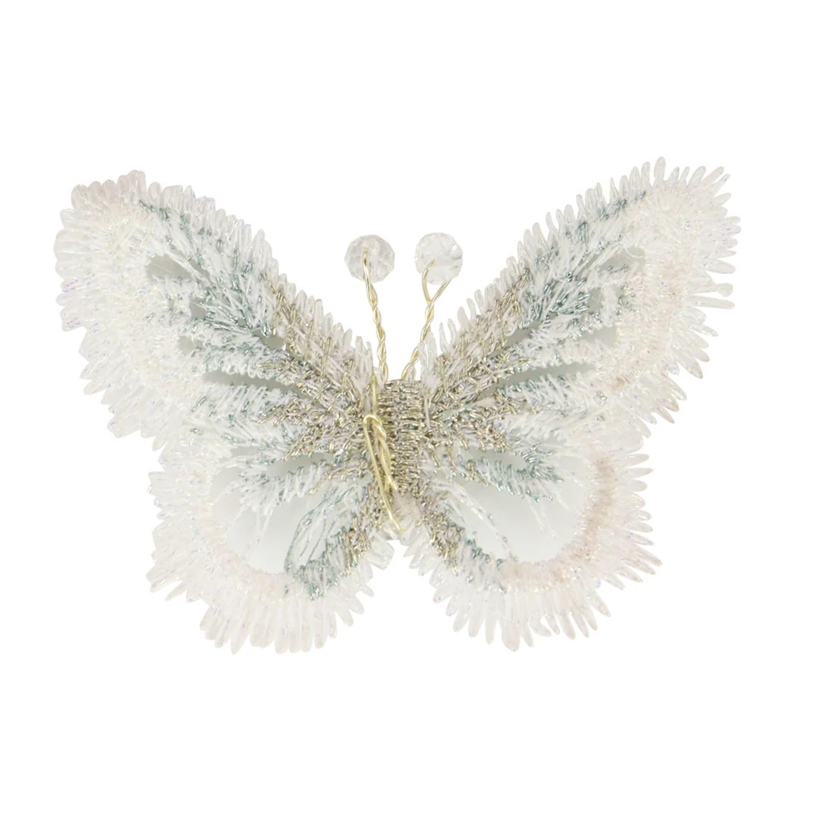 Parches de mariposa Parche de encaje mariposa bordado 30 piezas | Vestido de novia de boda, apliques de cuentas, artesanía de cuentas de costura DIY(Color-10)