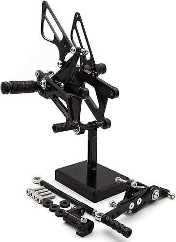 CNC DAYTONA 675 - Juego de clavijas traseras ajustables para motocicleta, pedal de cambio de freno compatible con DAYTONA Street Triple 675