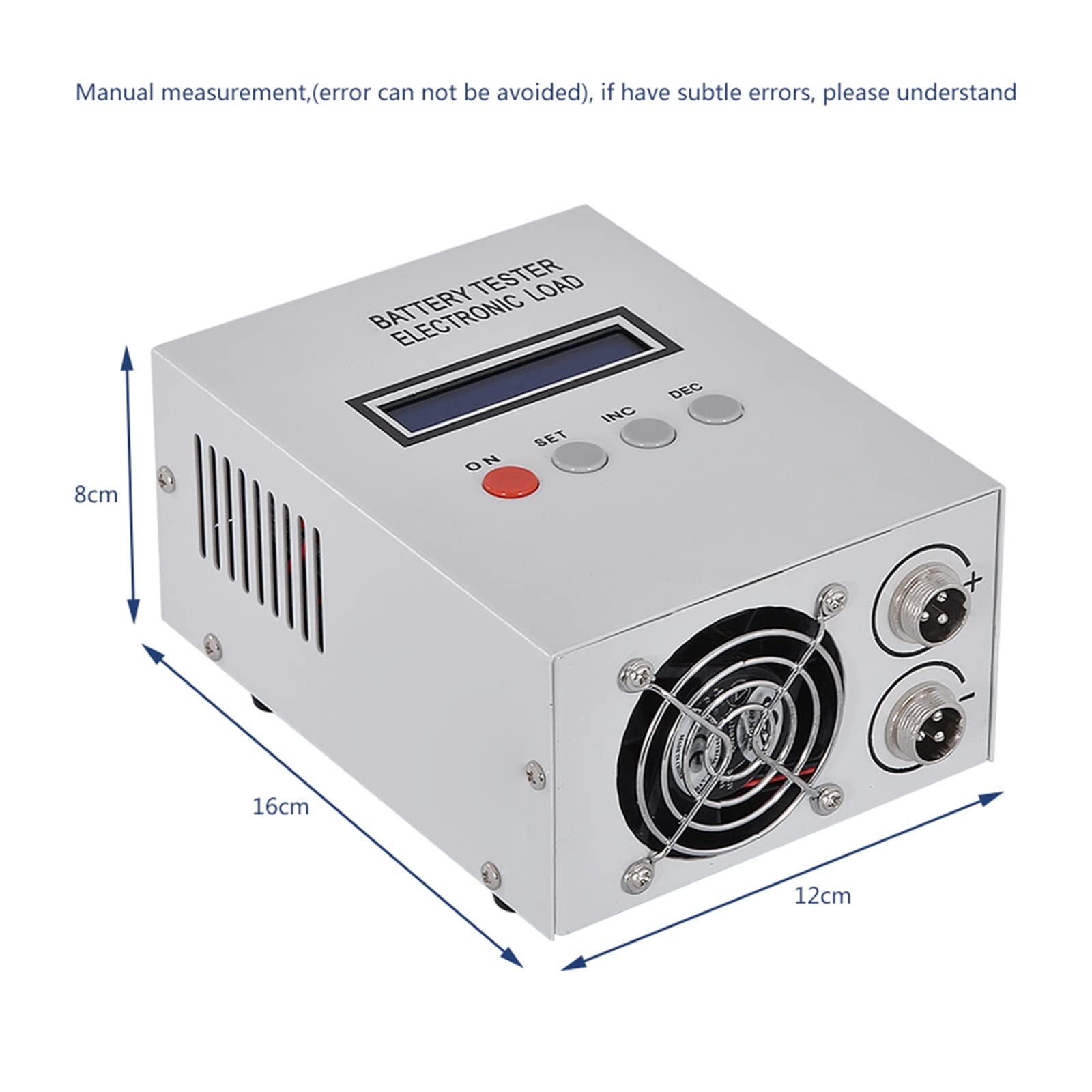 Batterietester, EBC-A20 Batterietester 30 V 20 A 85 W Lithium-Blei-Säure-Batterien Kapazitätstest 5 A Ladung 20 A Entladung Unterstützung PC-Softwaresteuerung