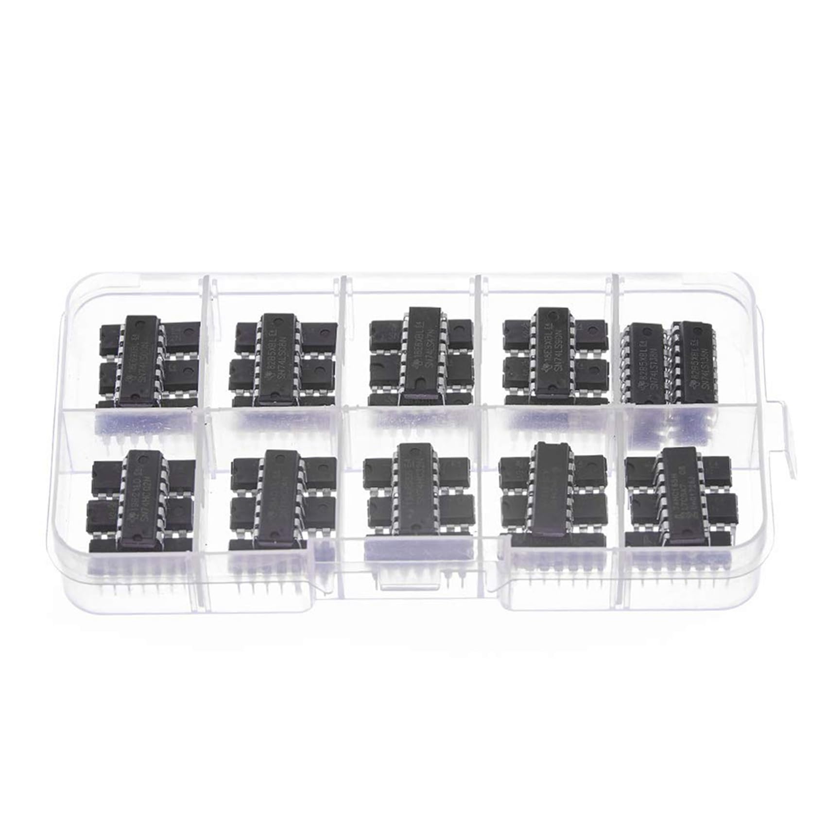 80 STK. 74HCxx + Logik-IC-Sortimentskit Der Serie 74LSxx, Digitaler Integrierter Chip (40 STK. 74HCxx + 40 STK. 74LSxx)