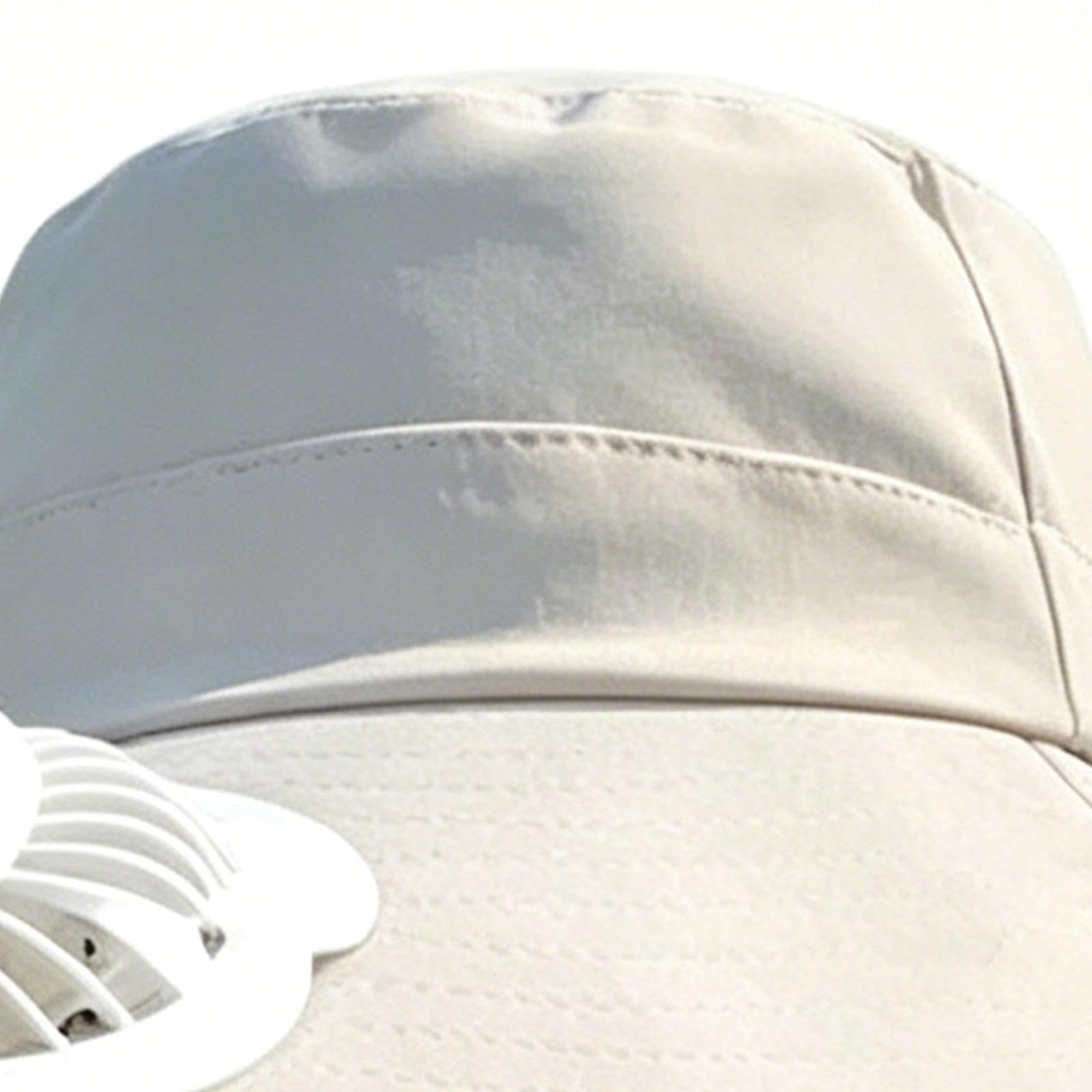 Chapeau à Ventilateurs solaires | Large Bord Rabat Cou Protection UV Respirant,Casquette Solaire Rafraîchissante Anti-UV,pour Femmes, Camping, Randonnée, Alpinisme, Pêche, Plein Air, Cyclisme