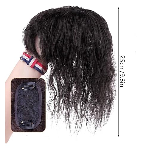 Miniatura 2 de SAFWEL Peluca de cabello humano real natural esponjoso e invisible para mujer, uso diario, fiesta, cosplay (color rojo)