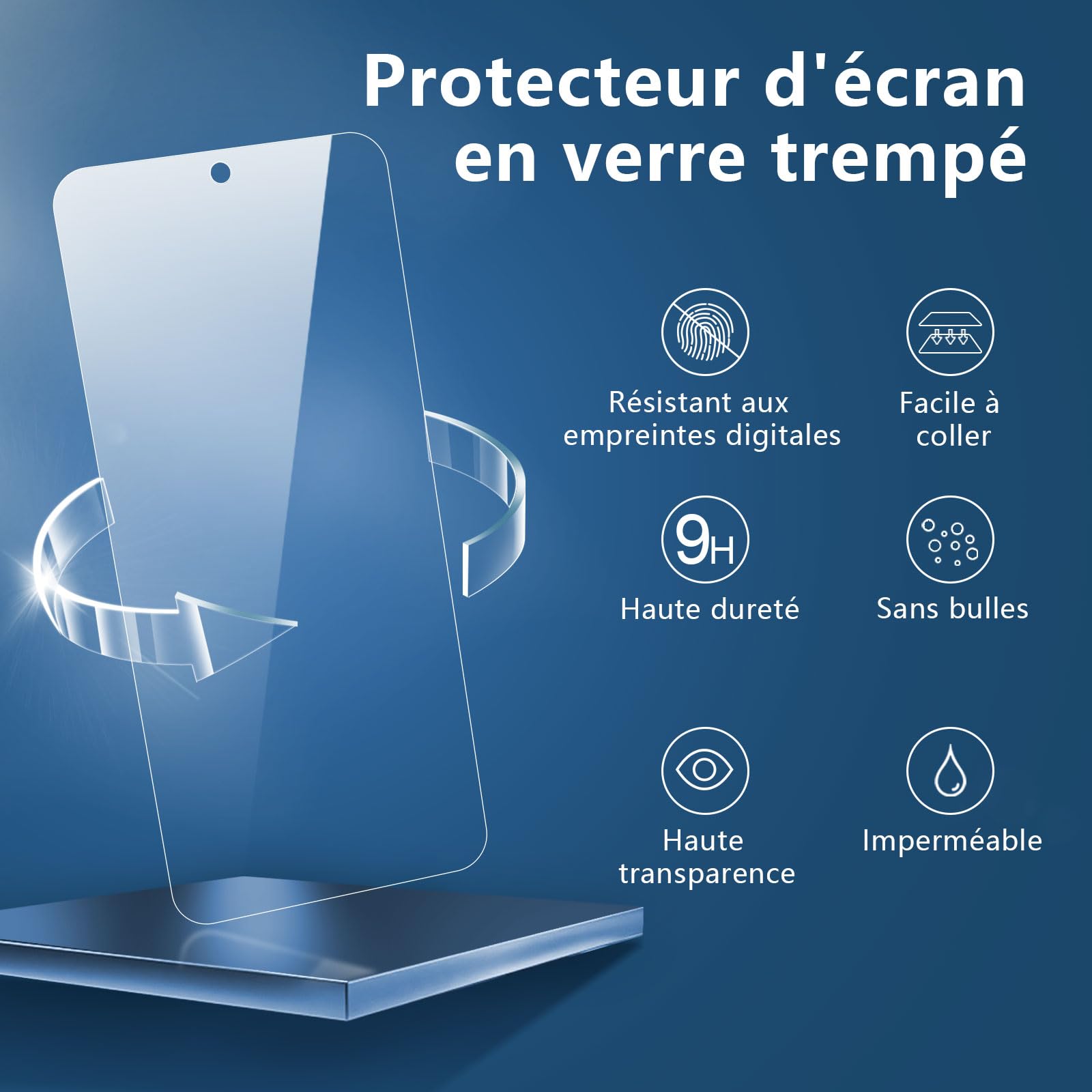 Xiaomi 13T Pro Verre Trempé 0,33mm 9H Film Protection écran Lot de 3