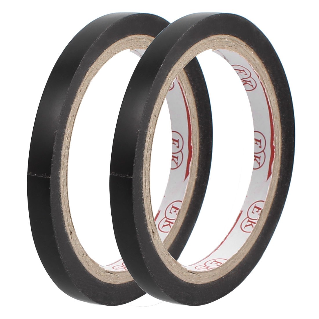 Produktbild von Aexit PVC Warnband 35mm X 17m – Schwarz-gelb Gestreift, Bodenmarkierung, 2 Rollen, Selbstklebend