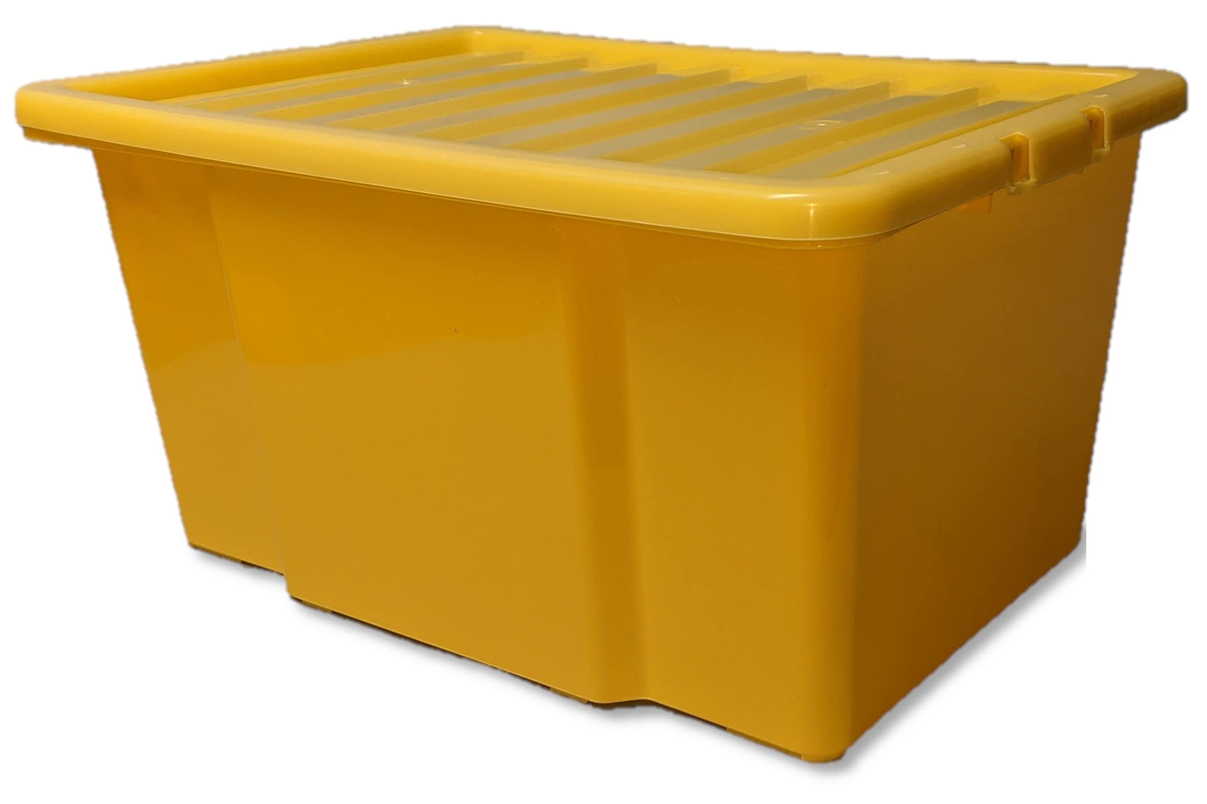 SERPRO spill management 35 Litre Yellow Plastic Storage Box with Lid