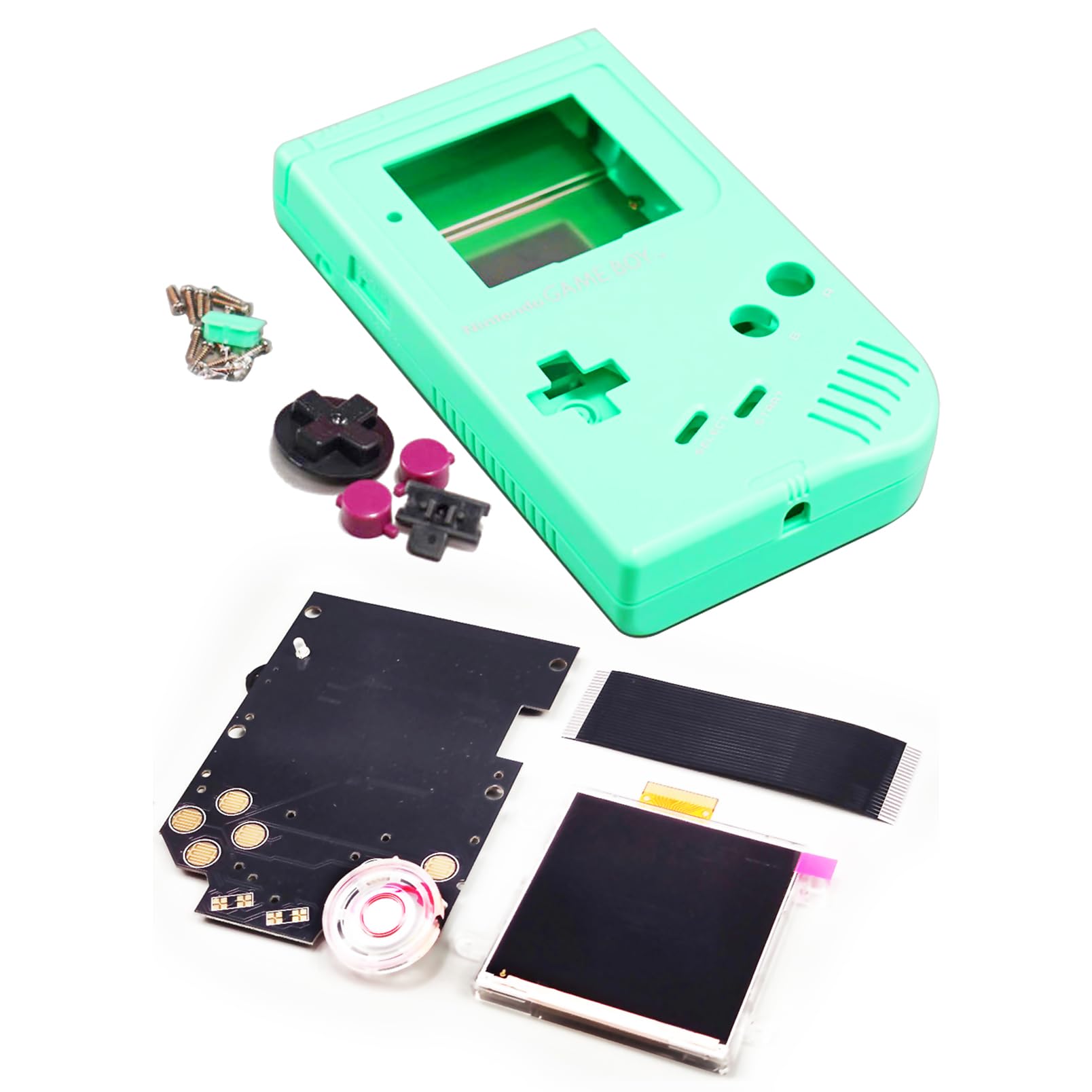 Amazon.co.jp: DIY GB IPSディスプレイブライトスクリーンModキット +