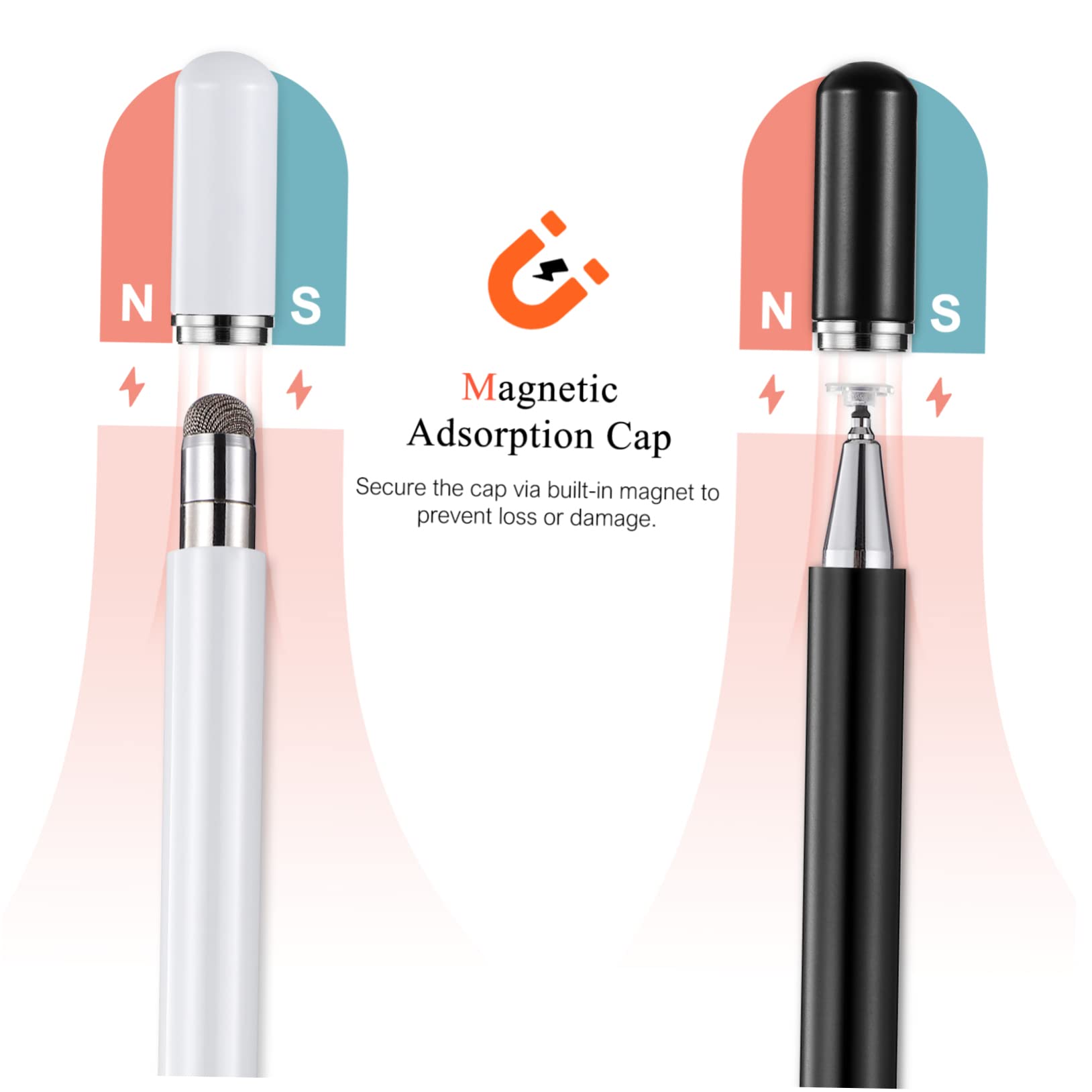 BESTonZON 10 Piezas Lápiz Óptico Digital Lápiz Óptico para Pantalla Táctil Lápiz De Superficie Lápiz Universal Lápiz Táctil Capacitivo Lápiz para Teléfono Aguja Latón Tableta Toque