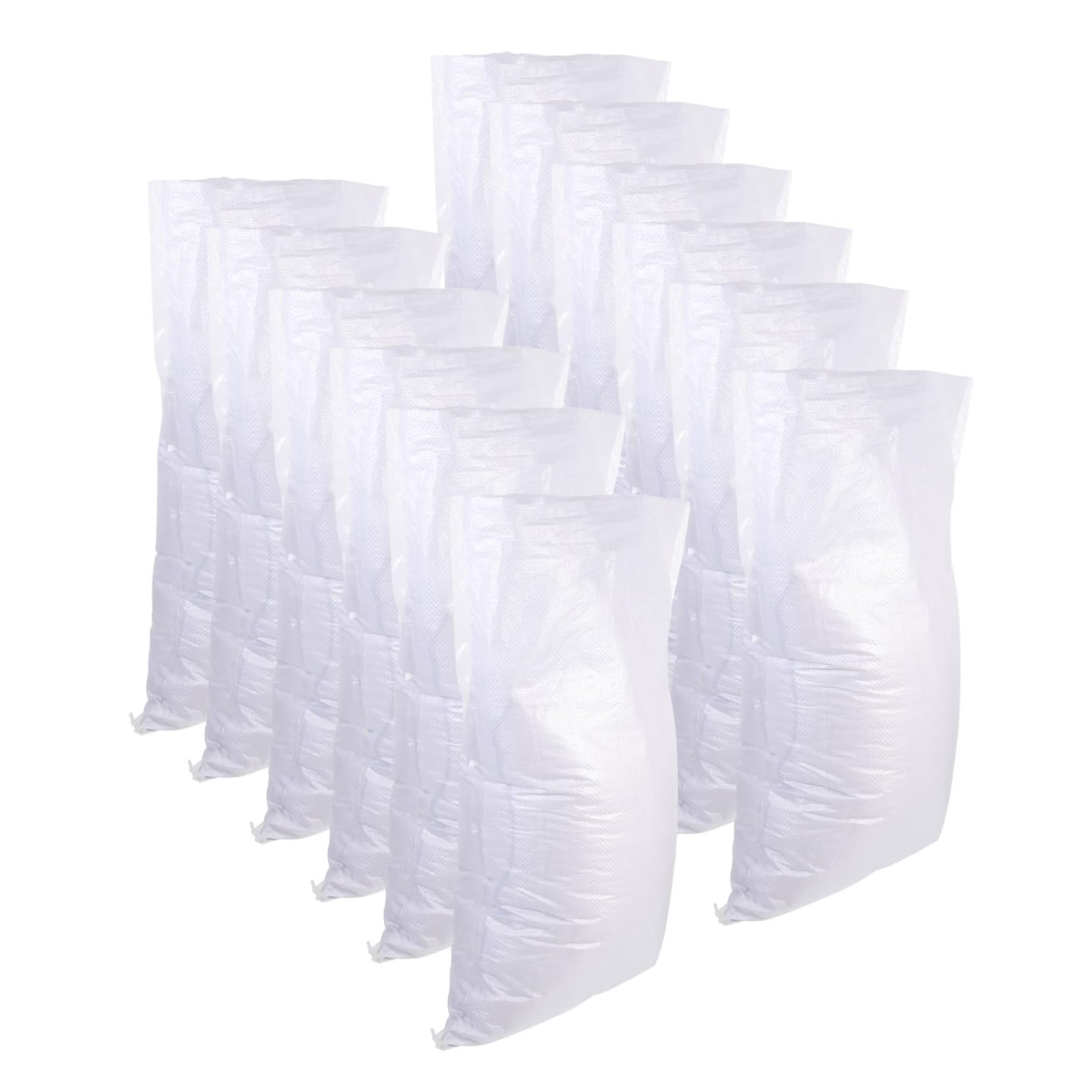 HOMSFOU Multi-Function Sand Removal Bag 16pcs Plastic Sandbags for Flood Prevention