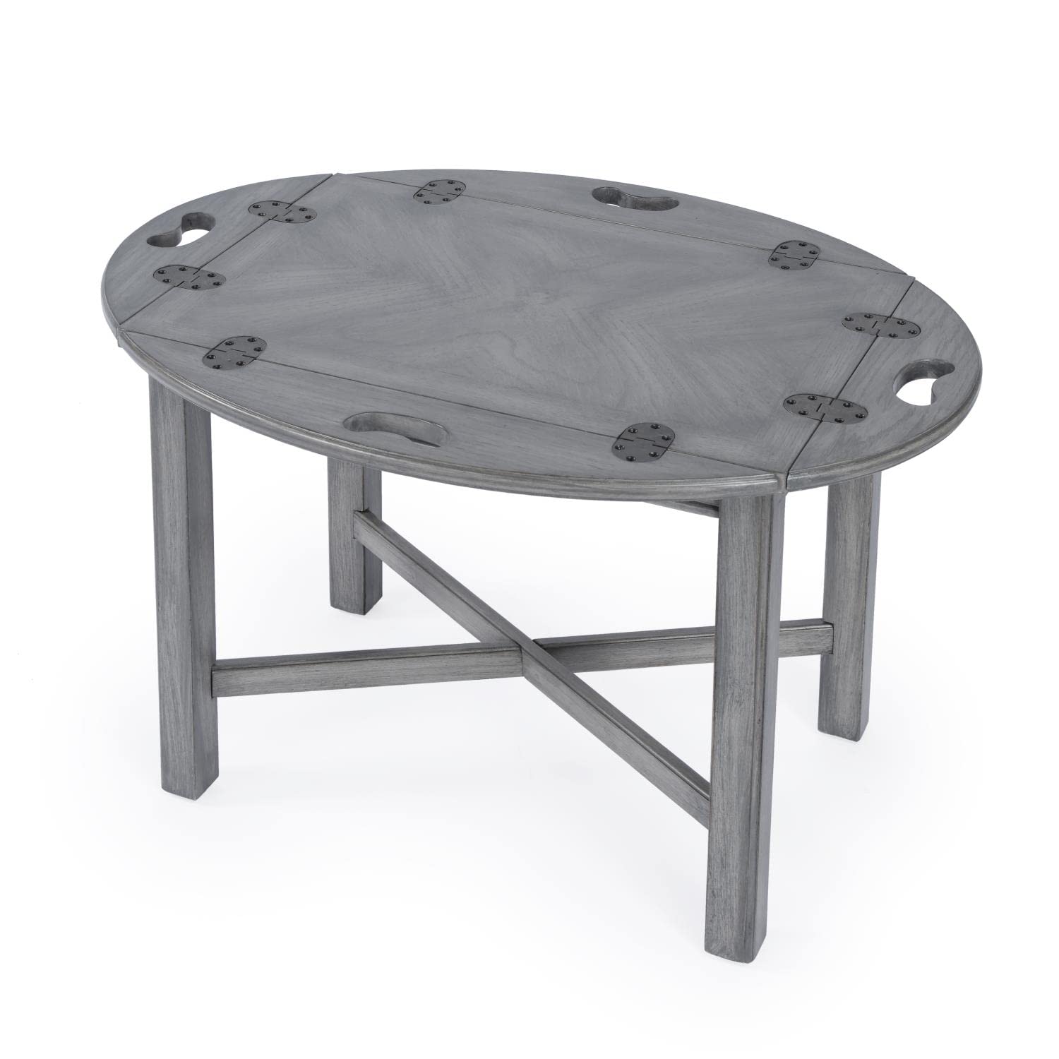 Butler Speciality Traditional Carlisle Wood Table in Powder Gray