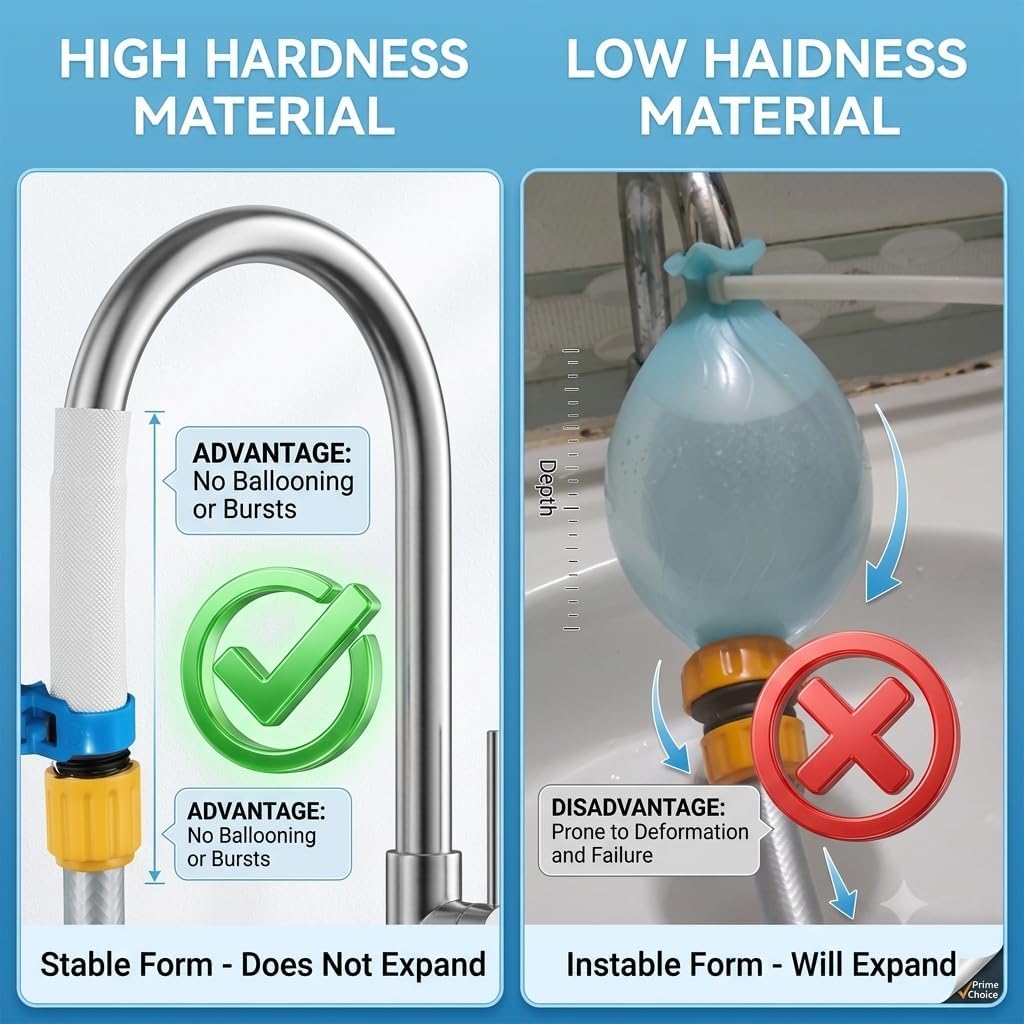 Quick Connect Faucet Attachment:Dog Bath,6.6 Foot Hose. No Install.