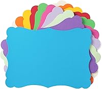 Vista 16 de Paquete de 50 tarjetas de kraft en blanco de cartulina gruesa marrón, tarjetas de felicitación para manualidades, tarjetas de regalo, menús, baby