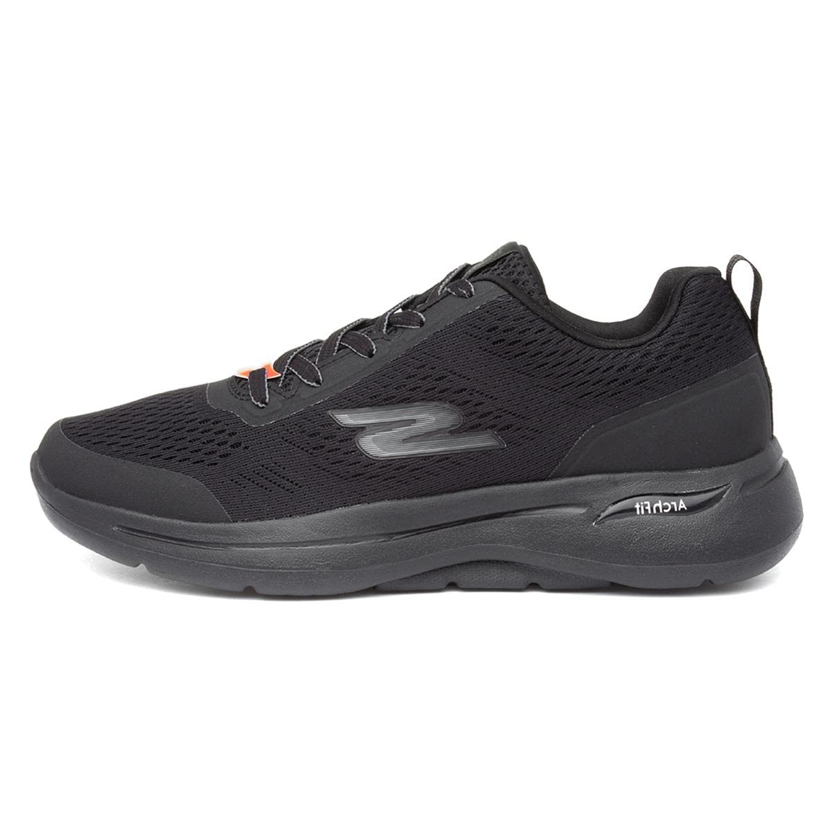 Skechers Men's Go Walk Arch Fit Idyllic Sneaker,Black Textile/Synthetic/Trim,7.5 UK