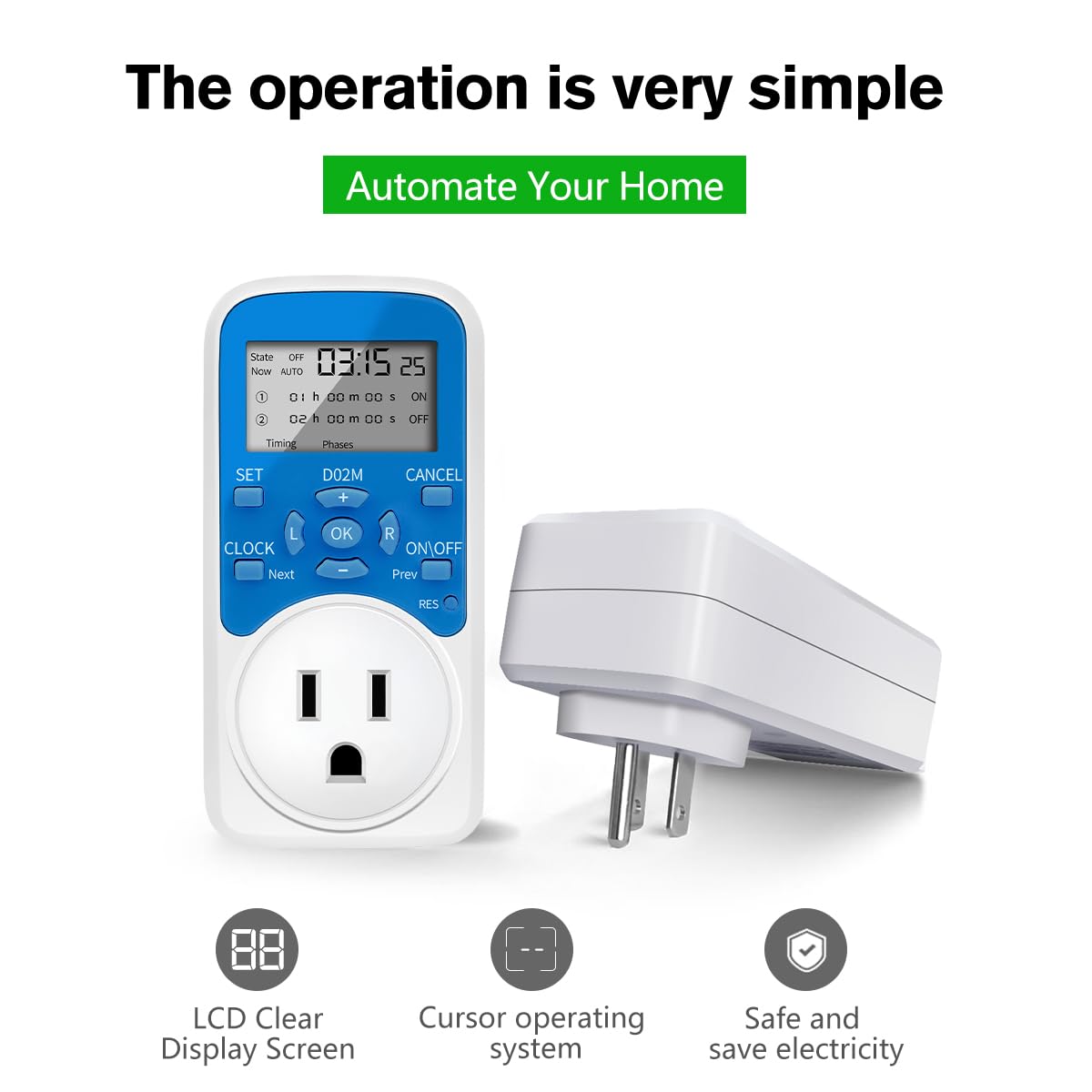Amazon.co.jp: タイマーアウトレット、プログラム可能な110V/220V