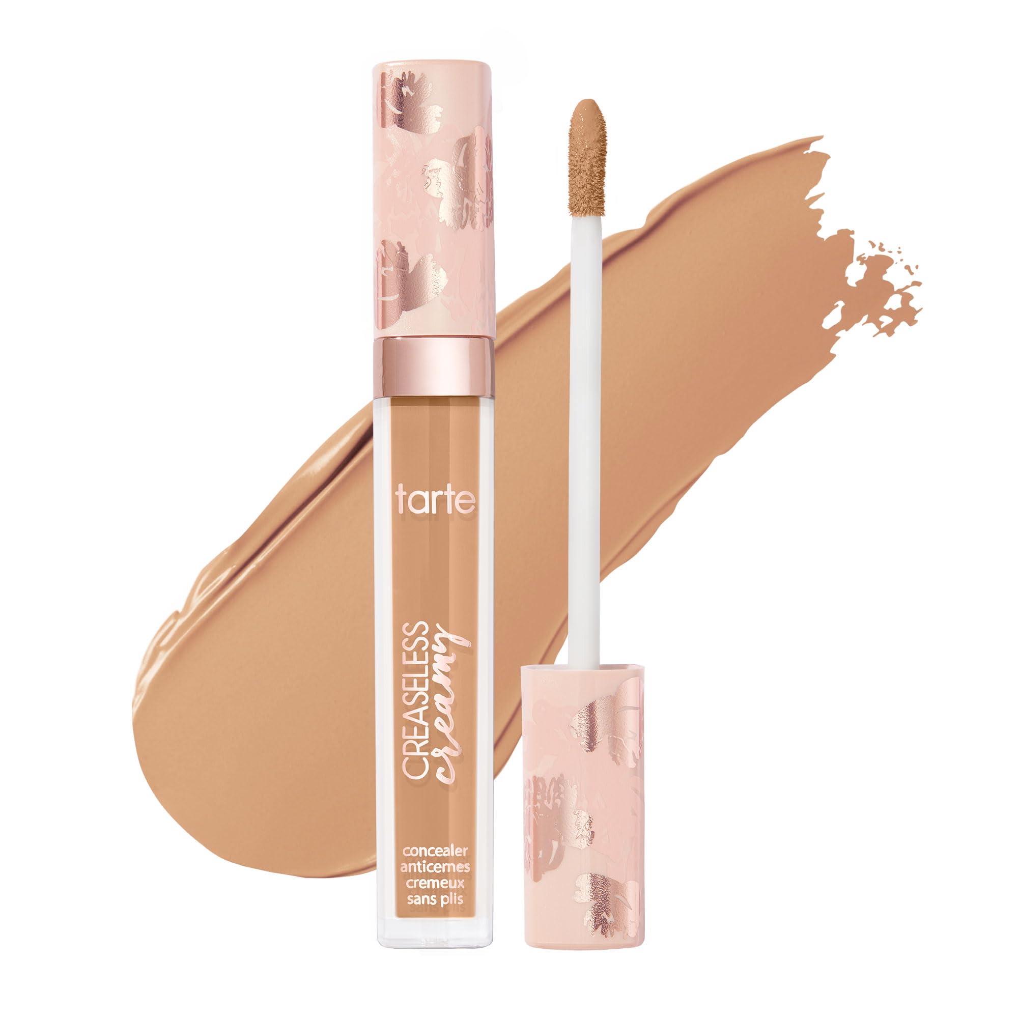 Photo 1 of tarte creaseless creamy full-coverage concealer – Waterproof Hydrating Longwear, Niacinamide & Caffeine for covering Dark Circles & Blemishes, Vegan & Cruelty-Free, full size, 35N medium neutral