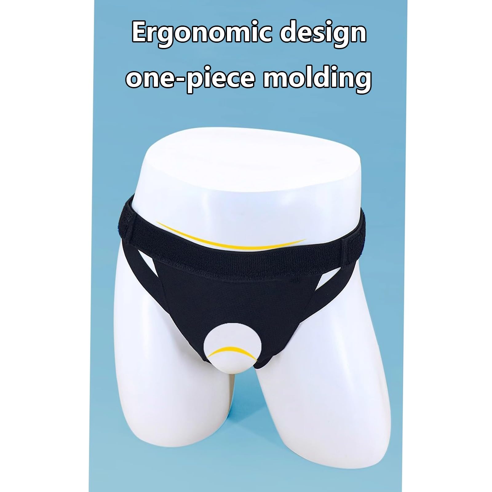 Fascia Ernia Inguinale Uomo, Fascia Ernia Ombelicale Uomo, Cintura Per Ernia Inguinale, Con Cuscinetto di Compressione Rimovibile E Cinturino Elastico Regolabile Per Alleviare Il Fastidio ernia(Gray,M