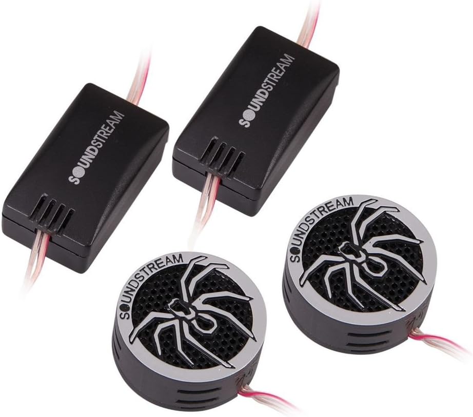 Soundstream Twt.5 1" 110W Pie Dome Tweeters 4 Ohm