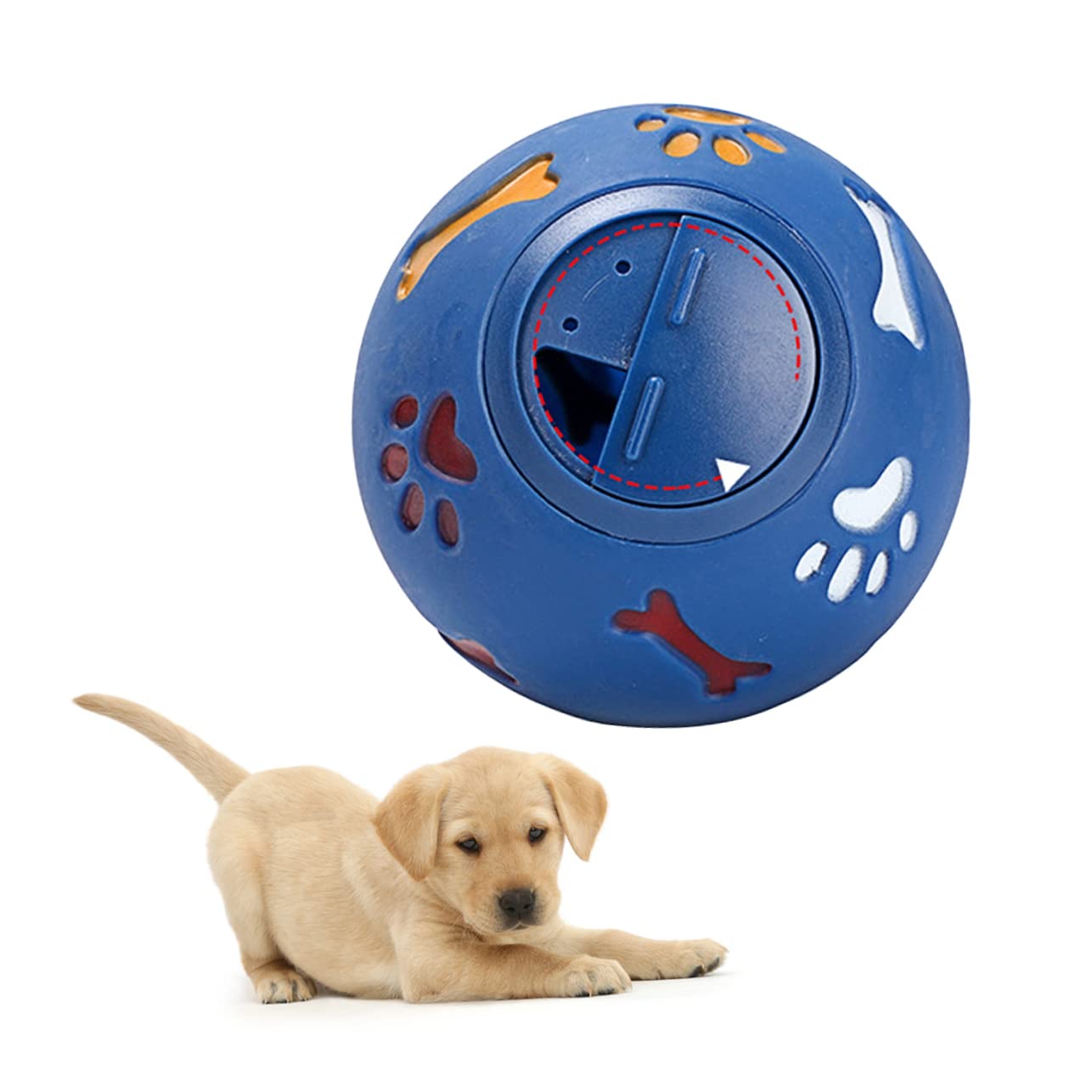 FOMIYES 3stücke Dog Creative Leckball Für Hunde Interaktives Futterspielzeug Mit Angenehmem Duft Leicht Zu Reinigen Fördert Die Intelligenz Und Sorgt Für Aktives Spielvergnügen Blau