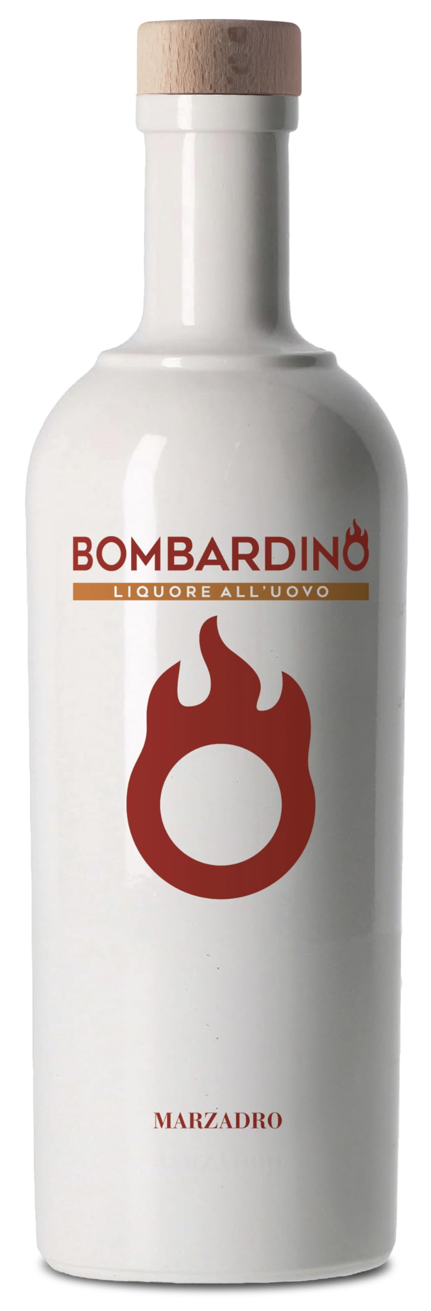 Marzadro Bellabomba Premium Eierlikör, Ideal für Après-Ski & Desserts, 1l