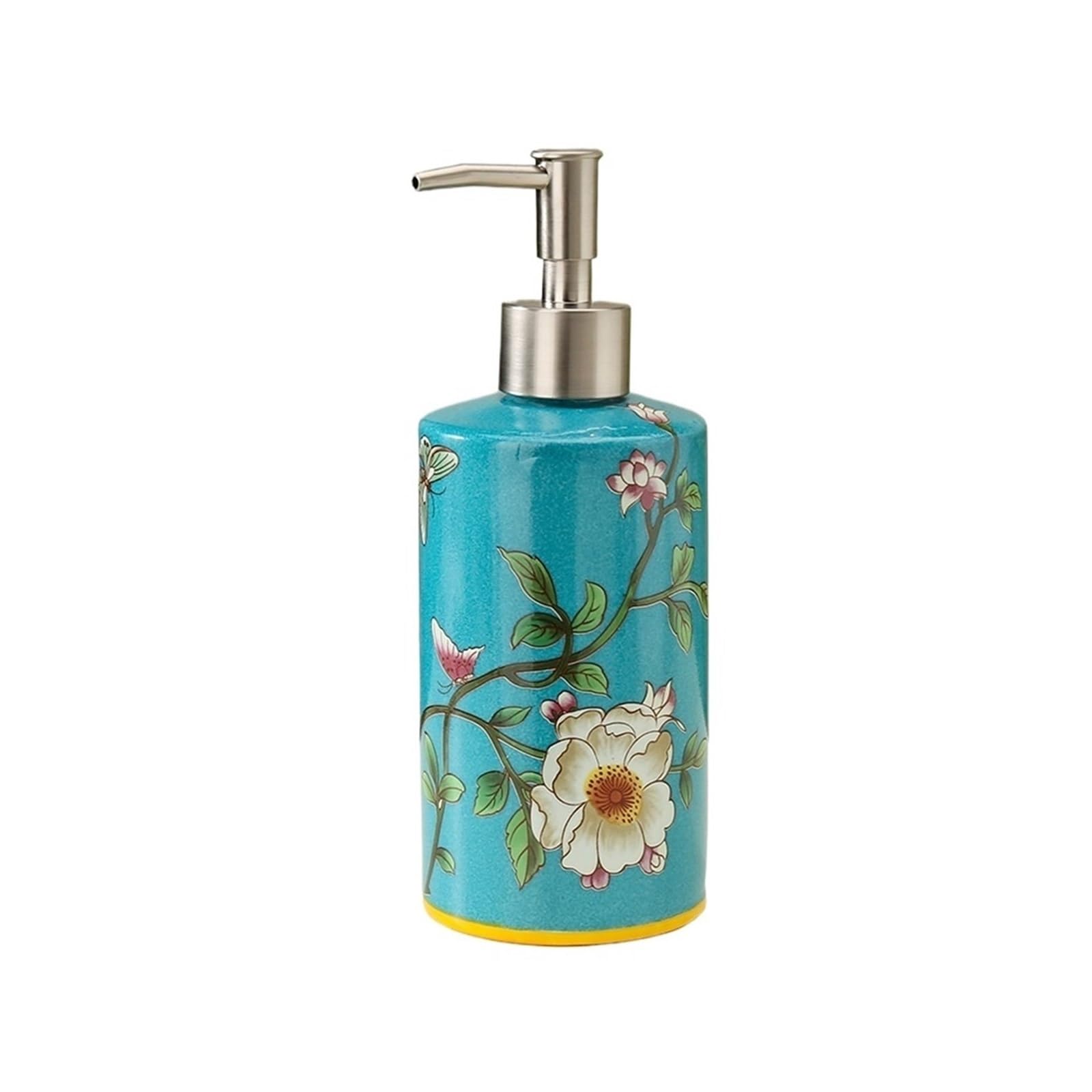 Soap Dispenser Modern Ceramic Soap Dispenser With Pump For Bathroom Shampoo, Shower Gel, And Lotion Press Bottle