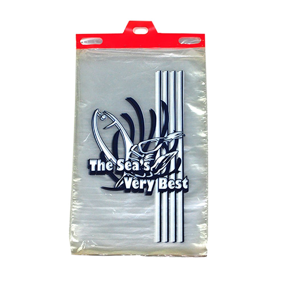 Elkay Plastics SEA0915 Low Density Printed Seafood Bag, 9