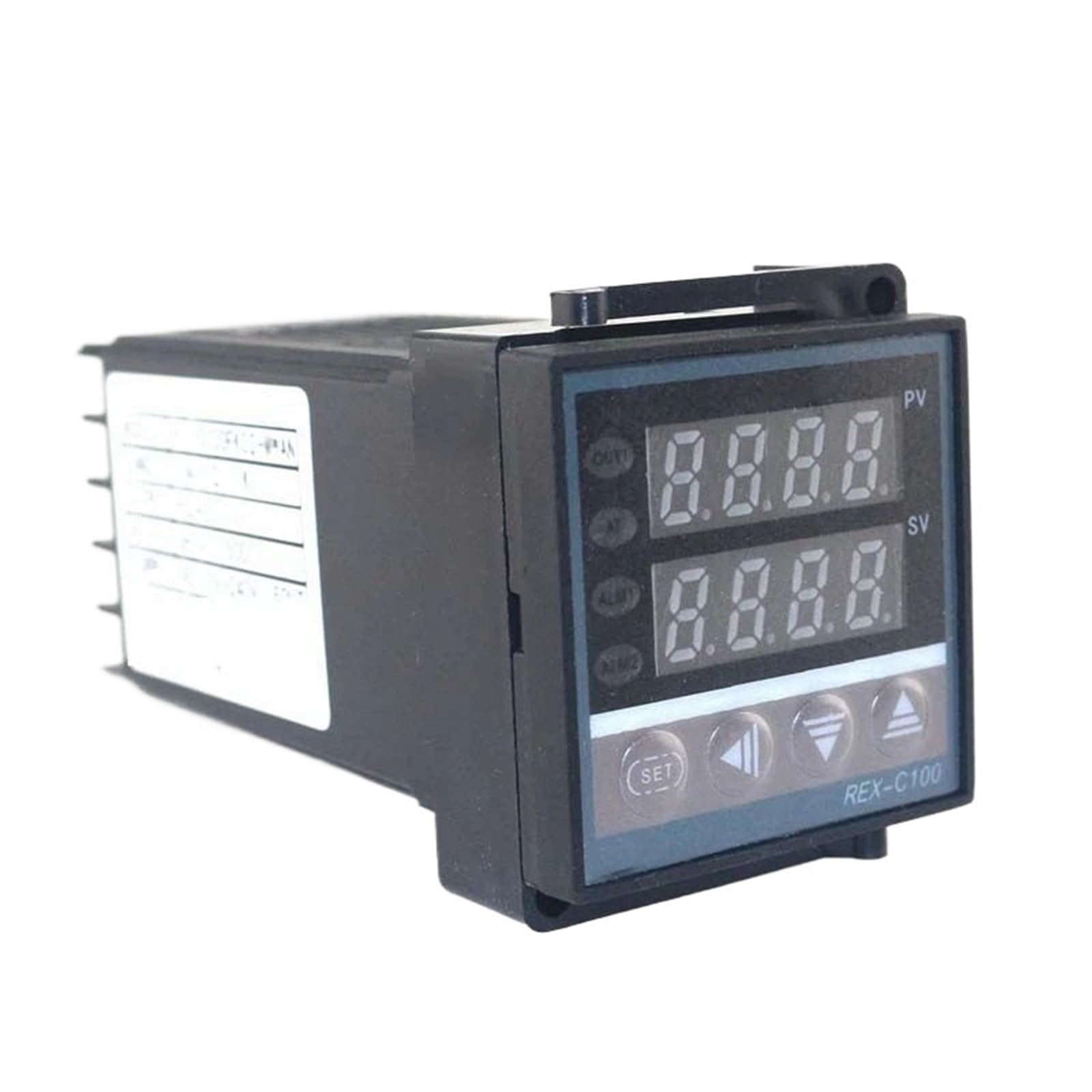 1pcs REX-C100 Digital PID Temperature Controller REX C100 40DA Relay SSR Output Thermostat Kit + K Thermocouple Probe/Heat Sink(SSR Thermostat)