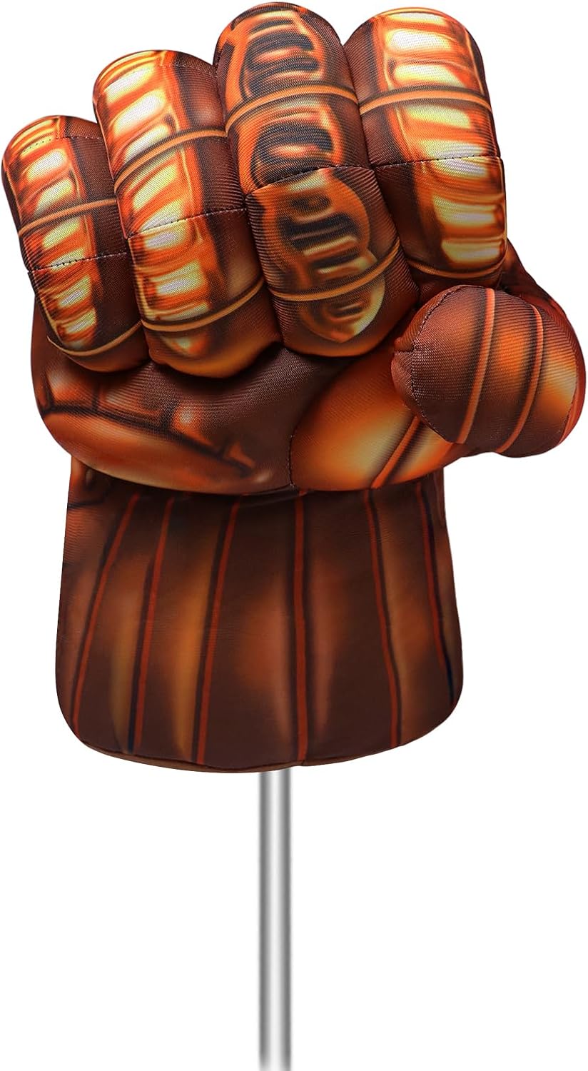 LeFeng Golf Club Head Covers Perfect for 460cc Driver and Fairway Wood Funny Palm Shape Wood Head Covers