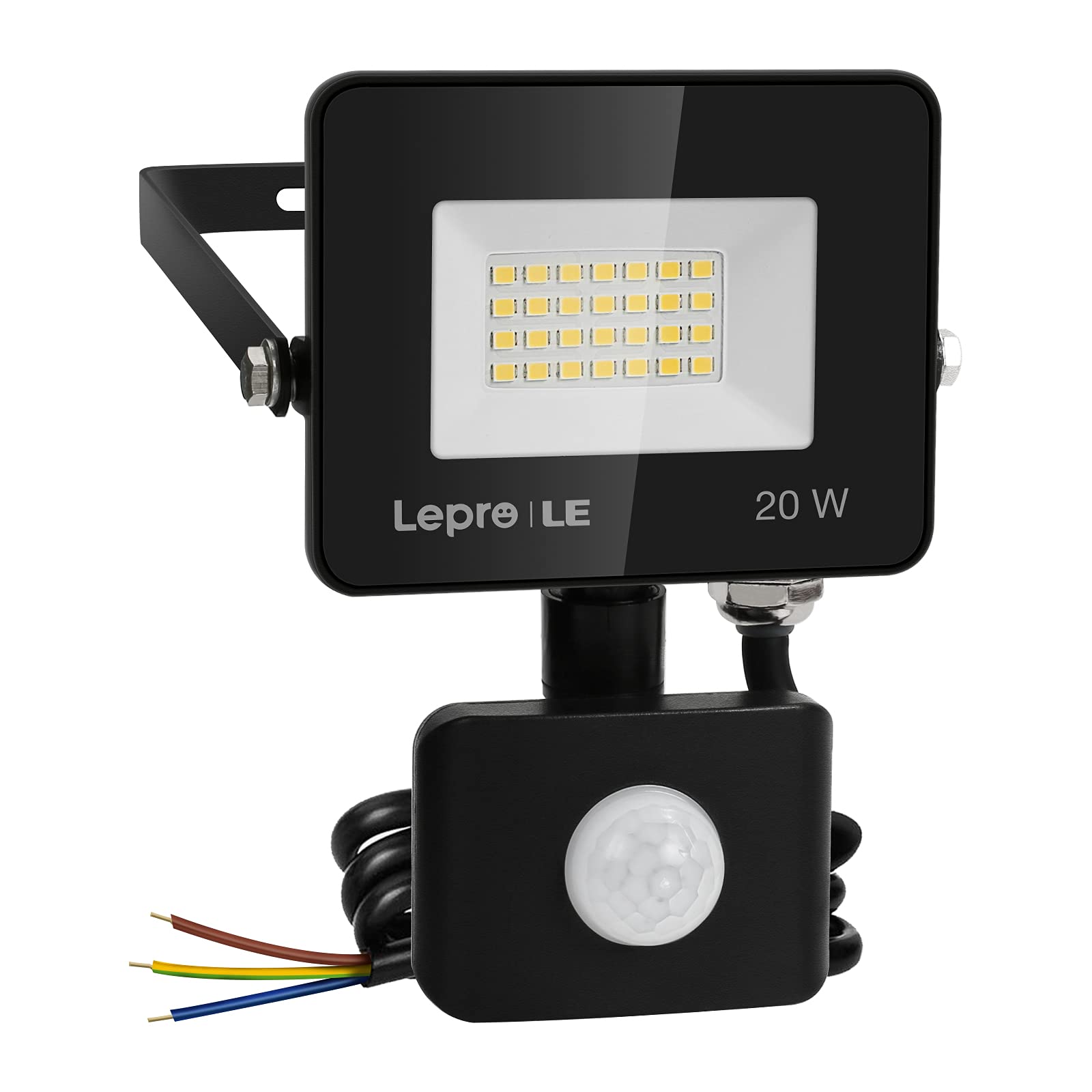Buy Lepro 20W Security Lights Outdoor Motion Sensor, 1700 Lumen PIR