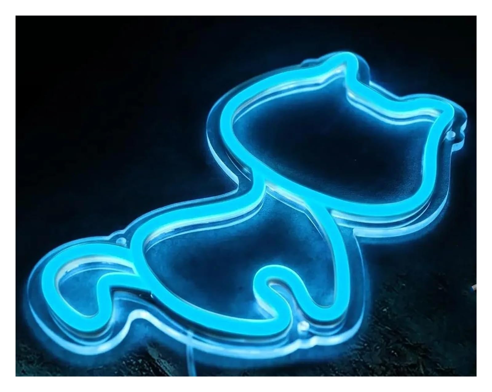 néon signe Enseigne Lumineuse En Forme De Chat, Alimentée Par Batterie, Idéale Pour Une Chambre À Coucher, Un Salon, Une Fête D'anniversaire 30x15.5cm