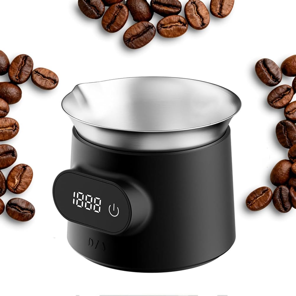 Balanza Electrónica Cocina Alta Precisión, Taza Dosificadora Digital para Espresso con Botón Táctil, Rango Medición De 0,2 A 500 G Y Gran Capacidad De 100 Ml, Precisión 0,1 G para Espresso.