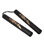 Jandays Nunchucks Nunchakus-Foam Safe Rubber Nunchakus