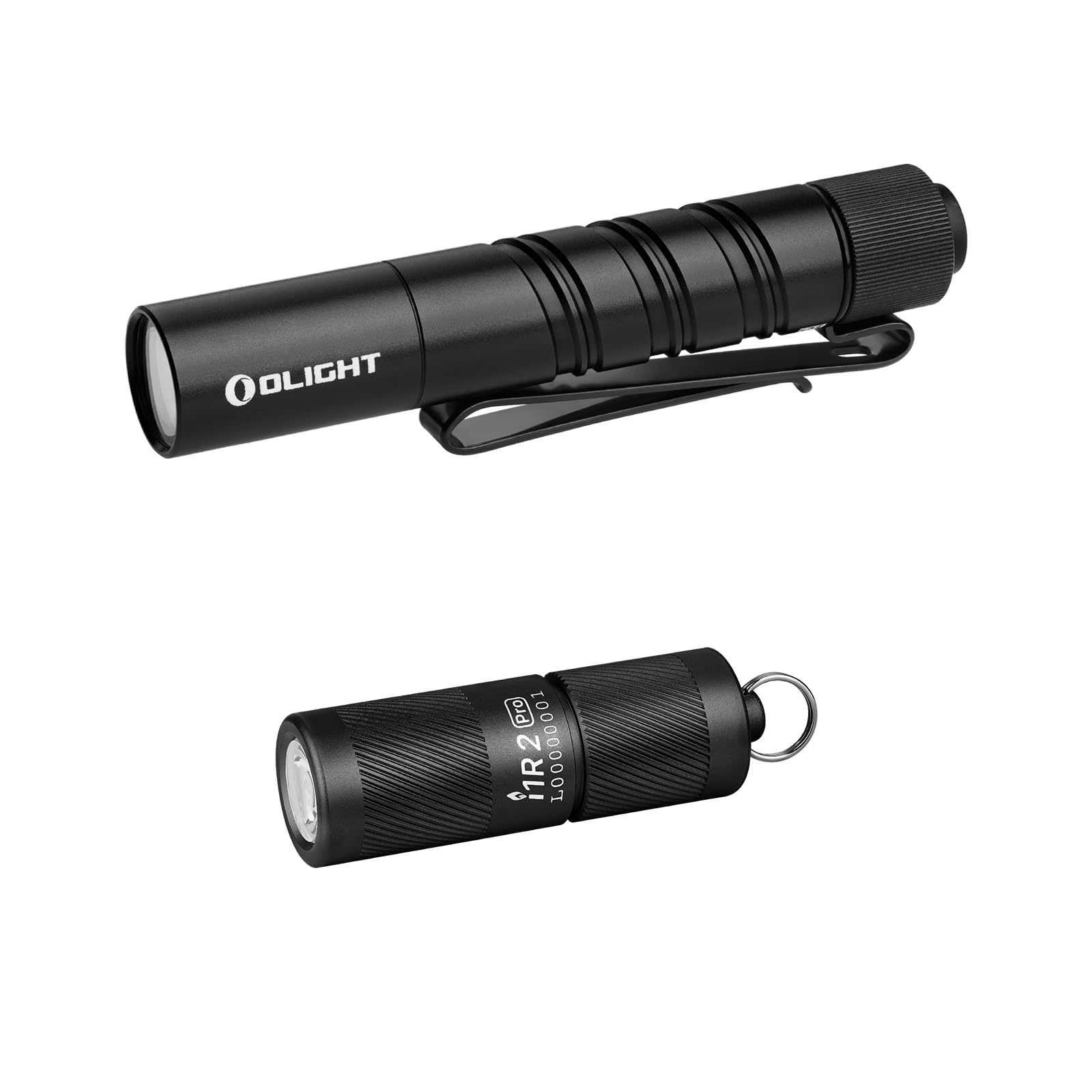 OLIGHTI3T 2 EOS Pocket EDC Flashlight Bundle with I1R 2 Pro 180 Lumens EDC Rechargeable Keychain Flash Light