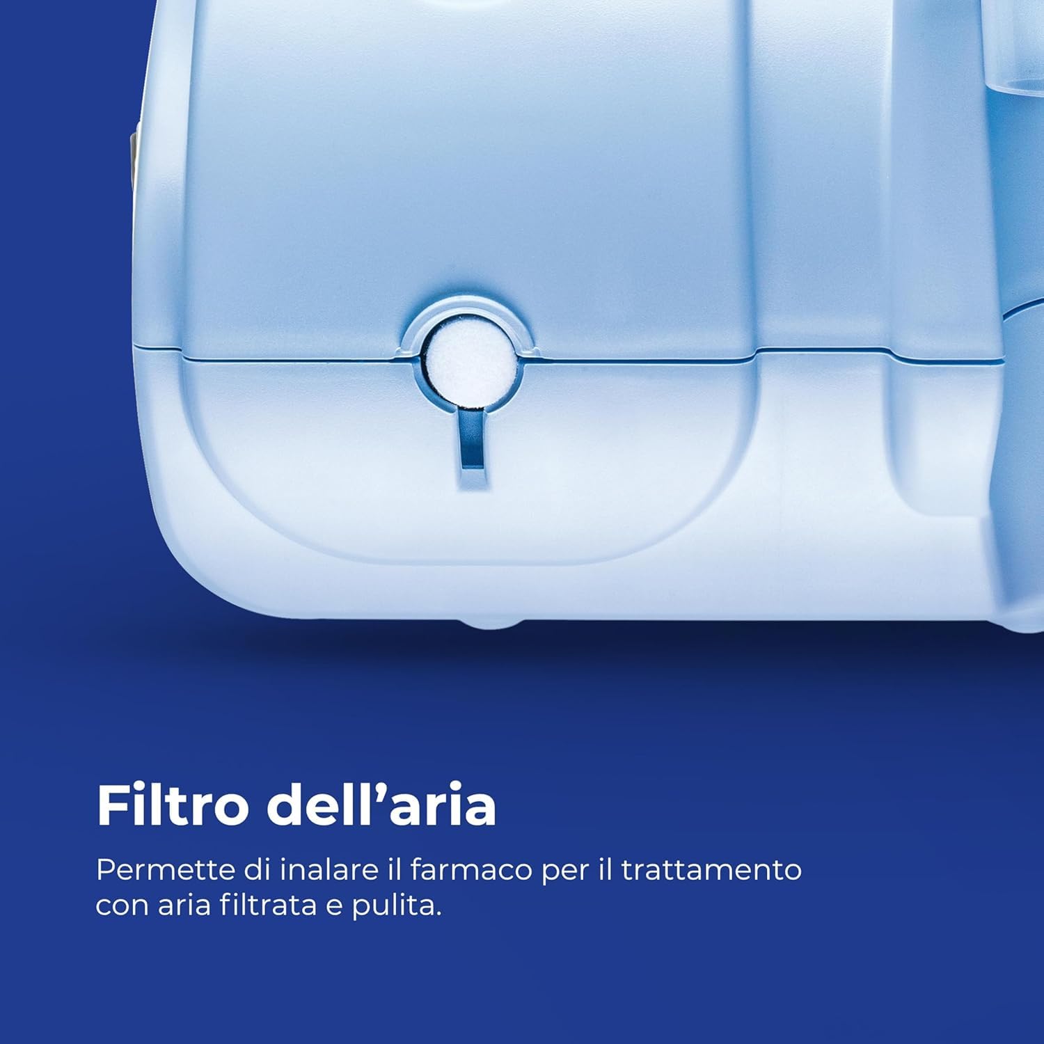 Flaem, Neb-Aid Duo, Aerosol Compatto per le Alte e Basse Vie Respiratorie con Mascherine Soft Touch e Filtro dell’Aria e Doccia Nasale, Prodotti Certificati e Made in Italy