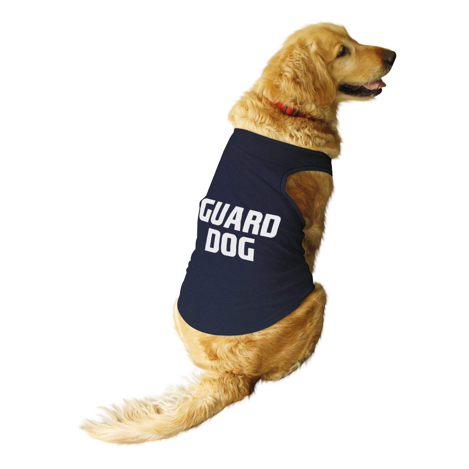 Ruse. Pet Guard Dog Round Neck Sleeveless Vest Tank T-Shirt/Tees for Dog Clothes Summer Apparel./X-Large (Full Grown Retrievers, Labs etc.) (B07Q1J9RQ5) Amazon Price History, Amazon Price Tracker