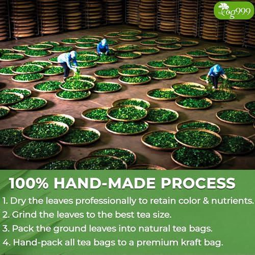 TOG999, Premium 30 Moringa Leaf Tea Bags, 100% Natural & Pure. Loose Leaf Moringa Herbal Tea. No Sugar, No Caffeine, No Gluten, Vegan. — view 6