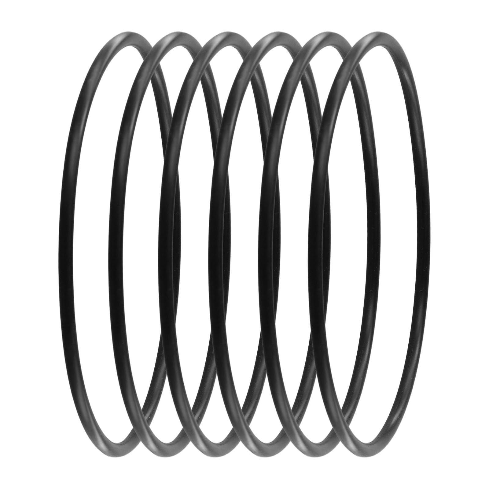 FUBESK 4 Pack Pool Chlorinator Lid O-For Ring 55 Inch For Hayward Clx200K Cl200 Cl220, For Black Seal Replacement Part 308-1125 Spx1500P, Gasket In-Line And Off-Line Feeders To Prevent Gas Leaks