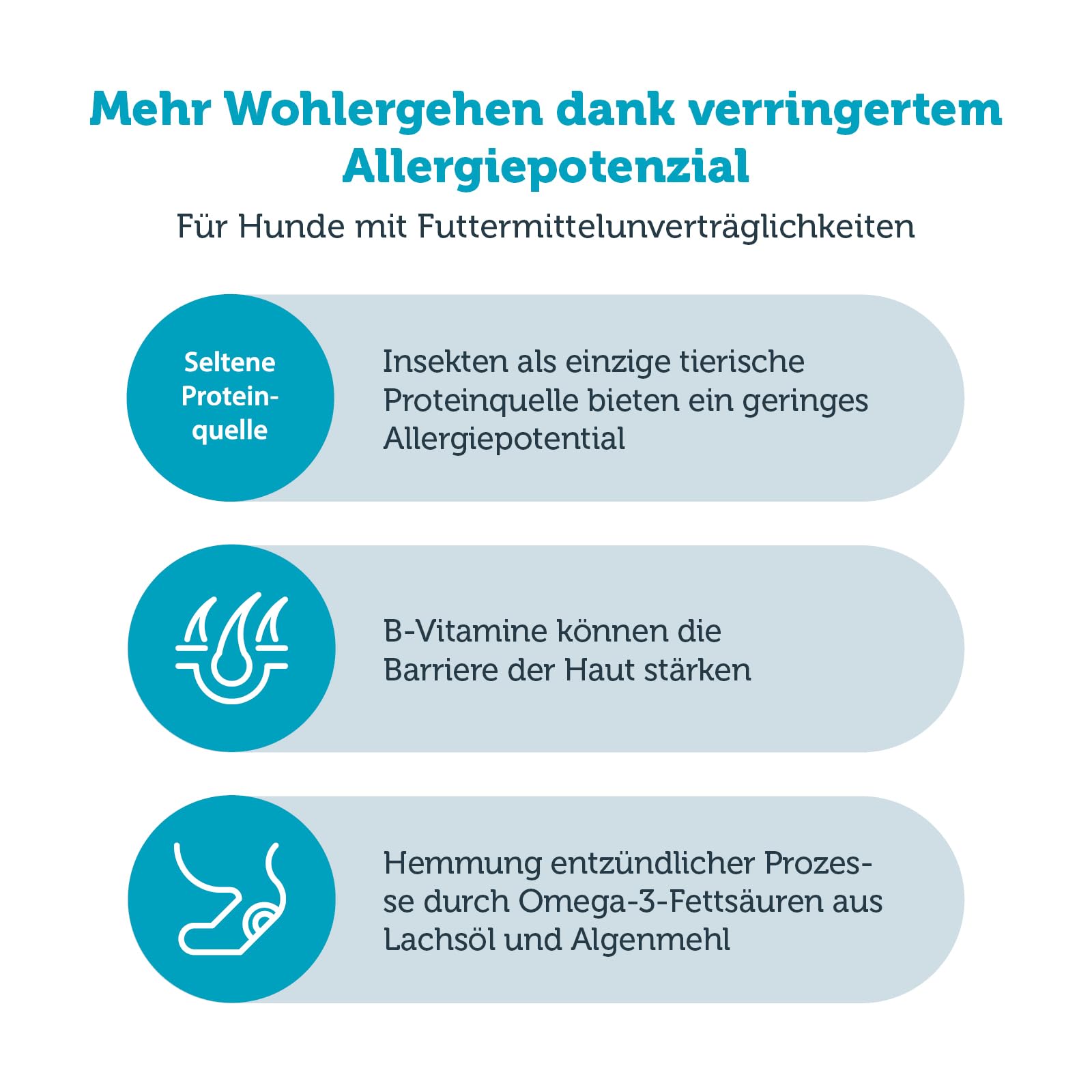 MERA Vital Insect Pro 10kg Hypoallergenes Hundefutter trocken, getreidefrei | Diätfutter mit hochwertigen Zutaten, Monoprotein, hohe Verträglichkeit, Insektenprotein, Familienunternehmen
