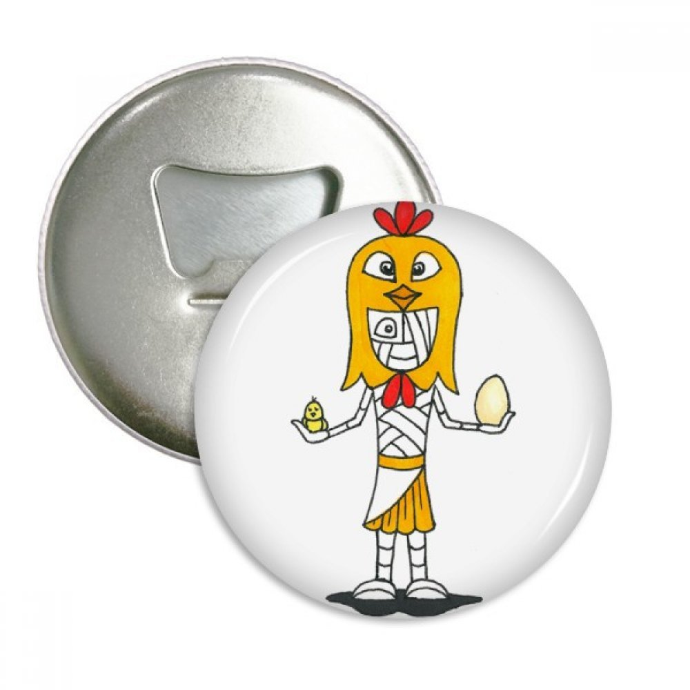 Badge bouton décapsuleur aimant de réfrigérateur Égypte Horus
