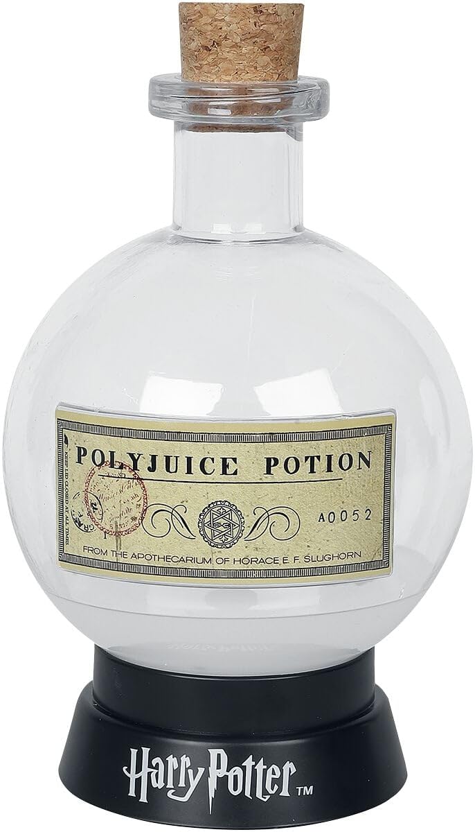 Fizz Creations Harry Potter Potion Lamp Multicolour. Polyjuice Potion Lamp. LED Illuminated Colour Changing. Mood Lamp, Night Light. Harry Potter Halloween Decorations. Harry Potter Gifts.