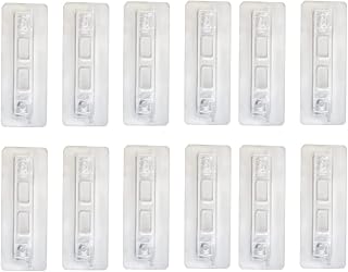 Taicols 12Pack Self-Adhesive Support Shelf Bracket for Closet Brackets Clapboard Layer-Load Bearing Double Row Reinforced Design Support Tablette Punch Free Shelf Support Peg Adhesive Shelves