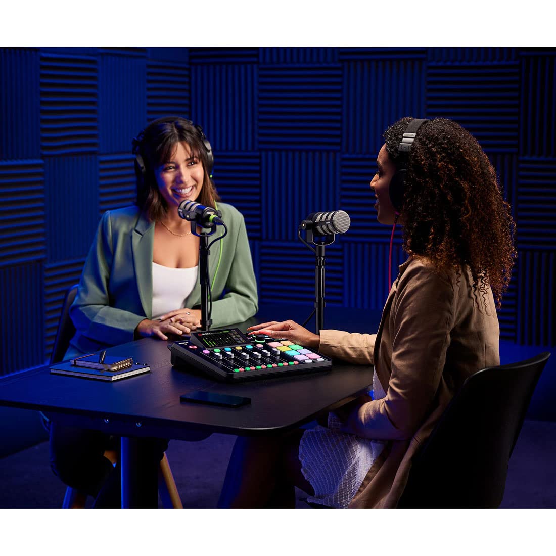 Rode Rodecaster Pro II Podcast Station Mischpult + keepdrum Kopfhörer