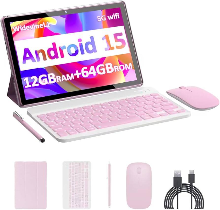 タブレット Android 15 10.1インチ 12GB+64GB+1TB Amazon.com : Android 15 Tablet, 10 inch 12GB RAM+64GB ROM