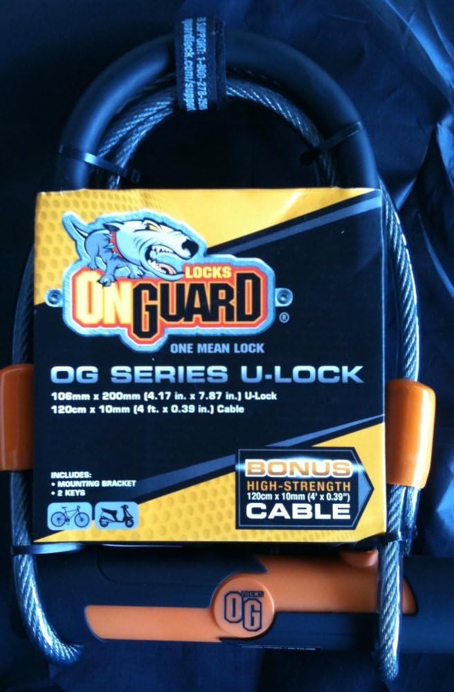 OnGuard U-Lock & Cable OG Series 4616 2 keys