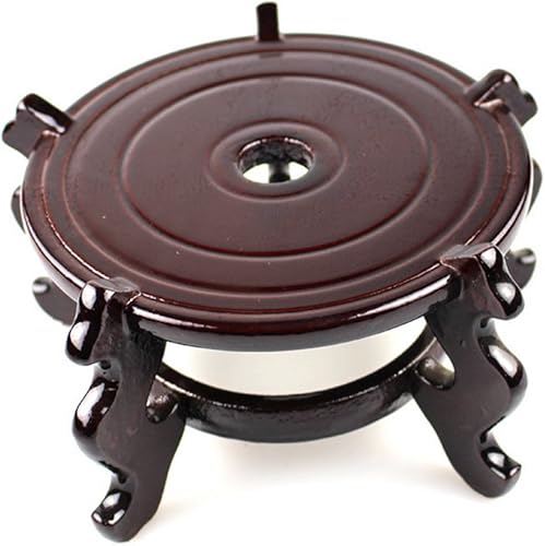 Feng Shui - Soporte de exhibición chino de madera para pecera (10 pulgadas)