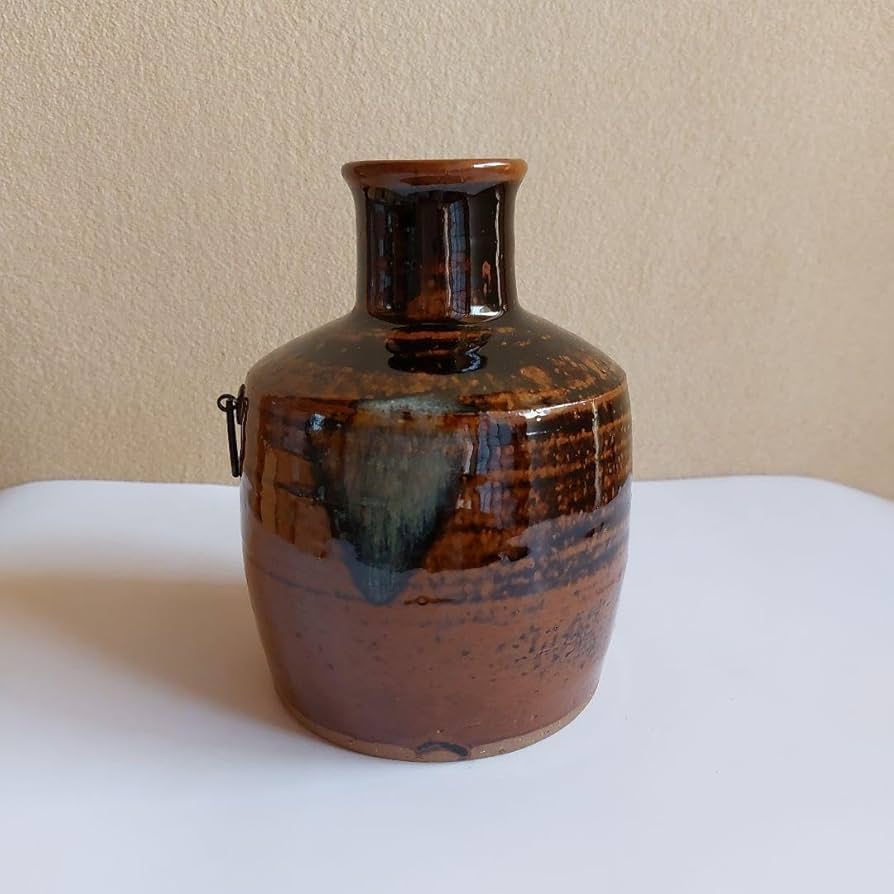 Amazon.co.jp: 茶道具 瀬戸釉油壺写掛花入れ 丹山 : おもちゃ