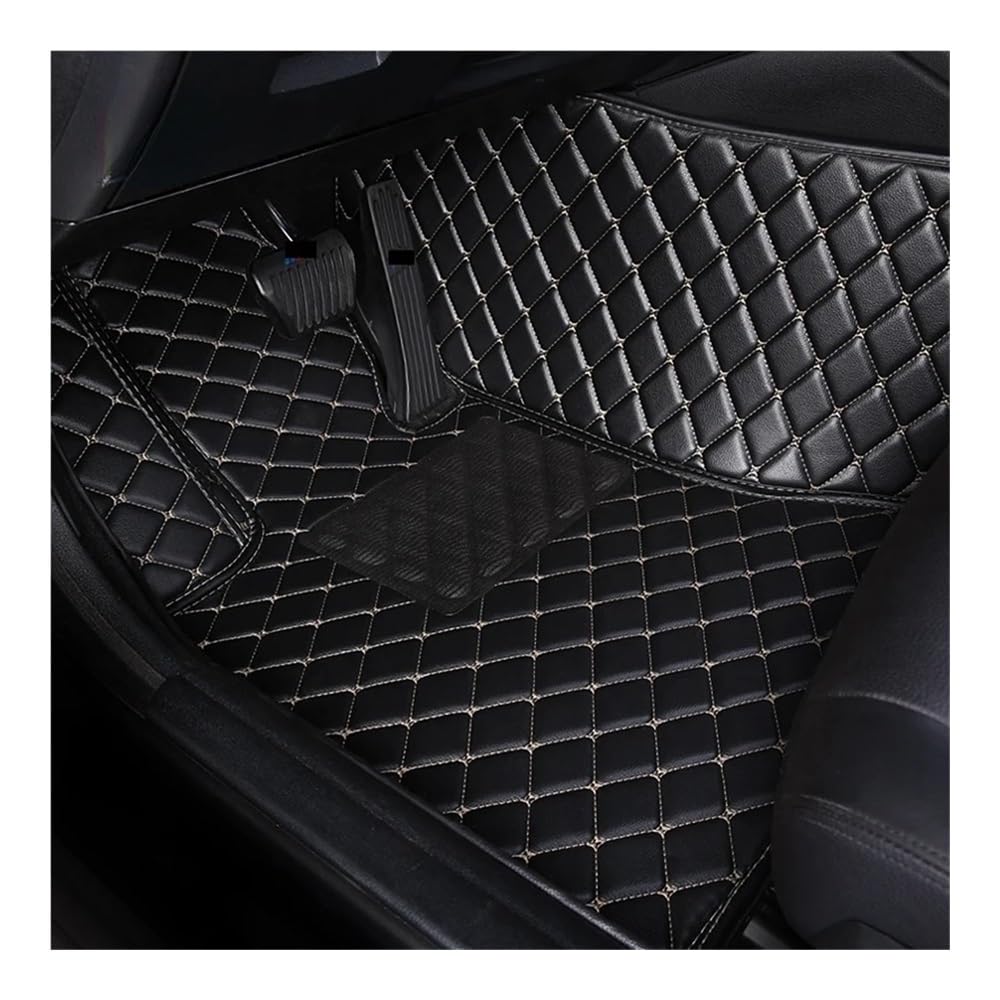 Generico Set tappetini Tappetini per Auto Personalizzati per Tappeti per Palisade Foot Coche Accessorie Accesorios Vehiculos Tappeto tappetti(Red)