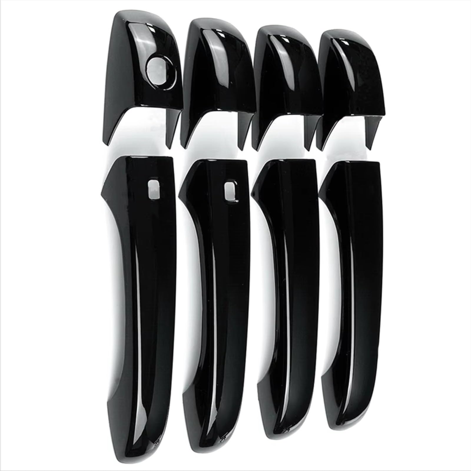 Qdzvalumv One Color Car Door Handles Cover Shell Compatible With Dodge For Caravan 2008-2019 For Durango 2011-2019 Car Exterior Door Handles Cover Trim Set