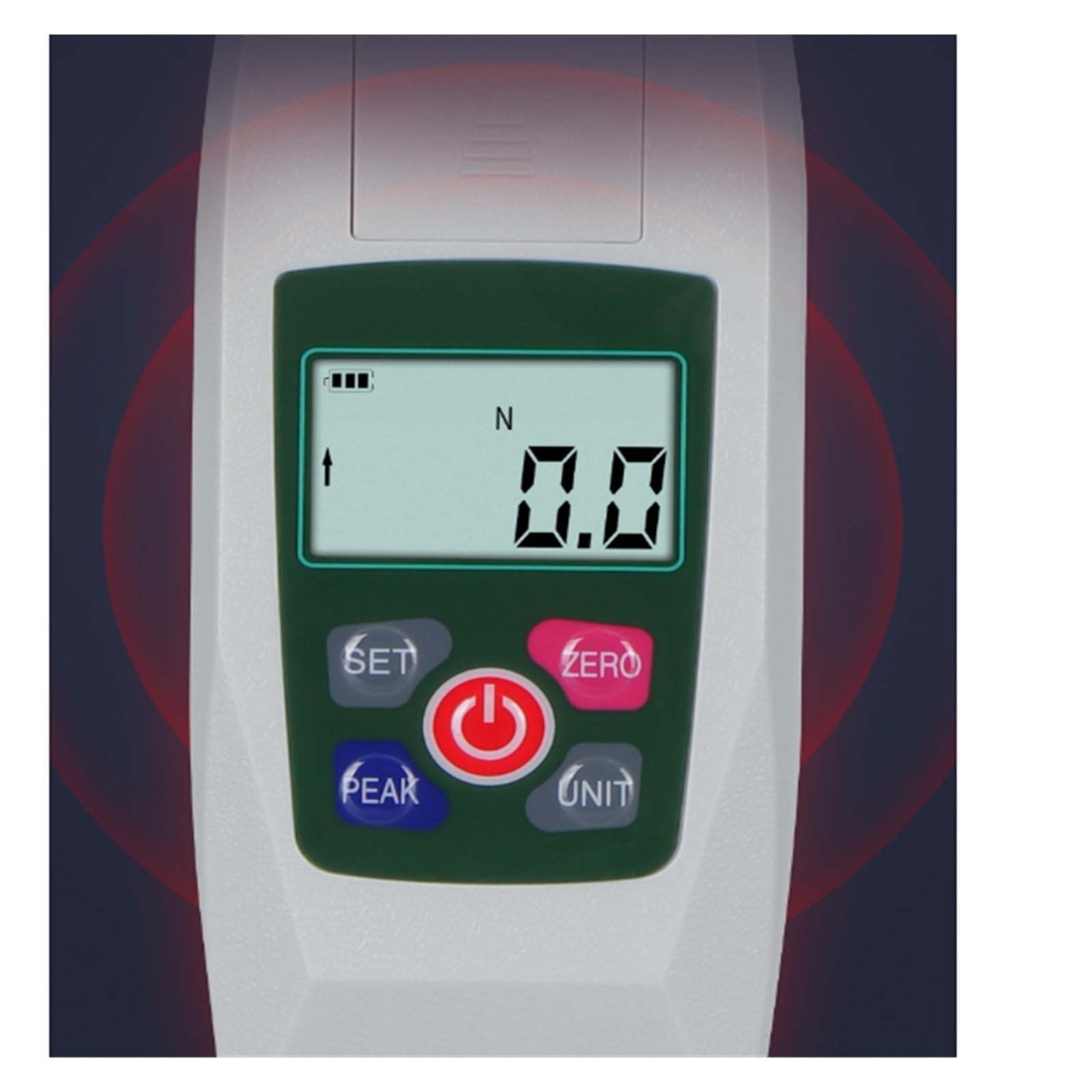 Dinamómetro, Medidor de fuerza digital, mini dinamómetro for pruebas de tensión y compresión (N, kg, lb, oz)