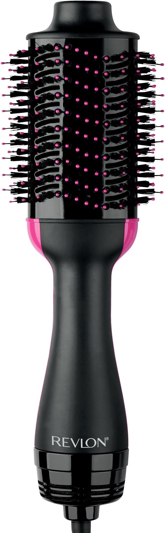 One-Step Volumizer, Blow Dryer Brush with Improved Motor for Easy Salon-Style Blowouts, Revlon Blow Dry Brush is Great for All Hair Types and Lengths (Black)