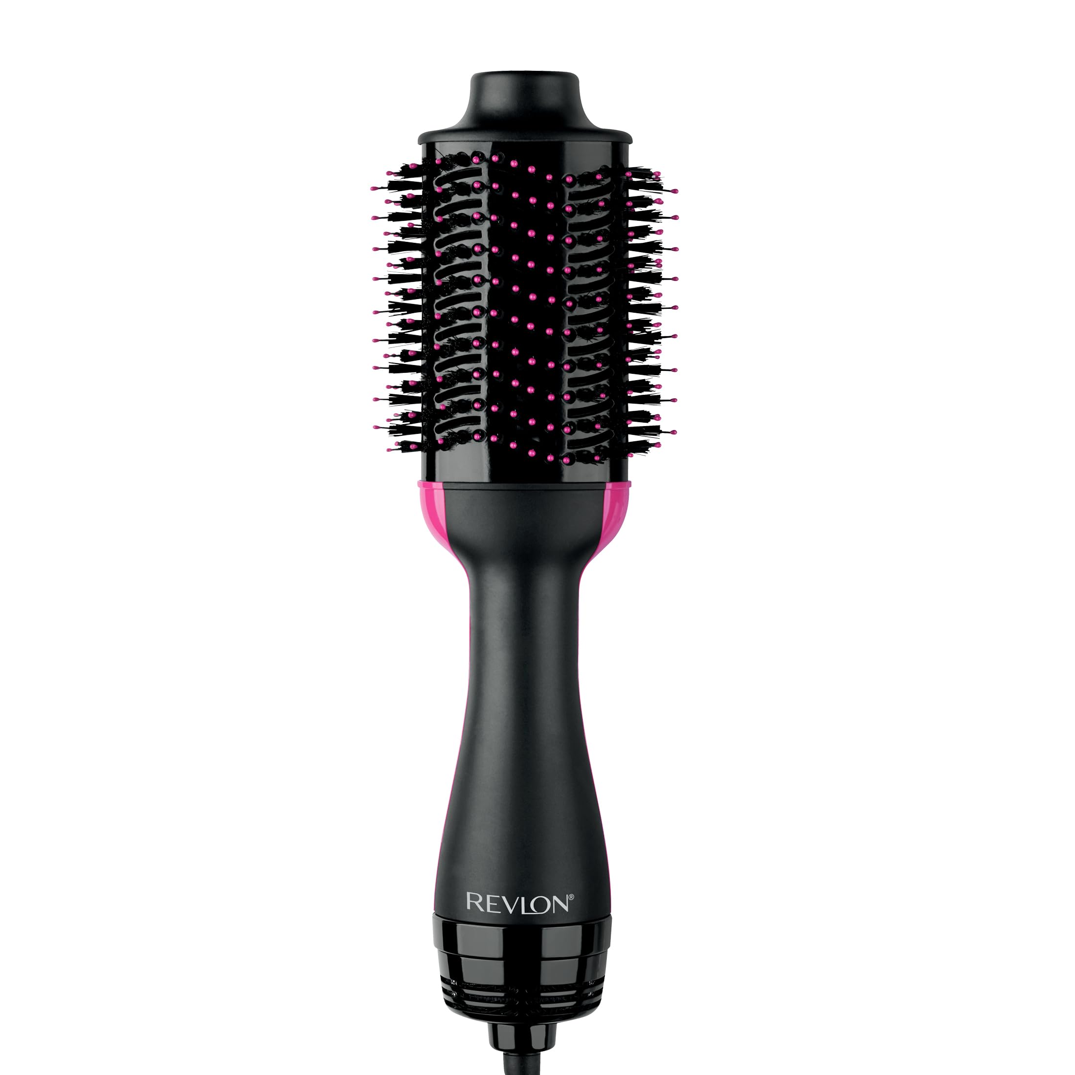 REVLON One-Step Volumizer Hair Dryer and Styler | Less Frizz, More Shine, and Less Heat Damage for Fast and Easy Salon-Style Blowouts, for All Hair Types and Lengths (Black)